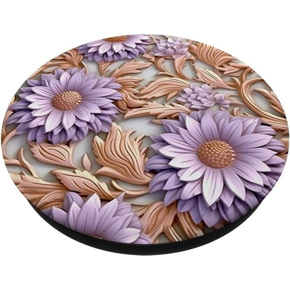 PopSockets Flowers Cell Phone Pop Sockets for Phone Women Swappable Base PopGrip - Picture 8 of 11